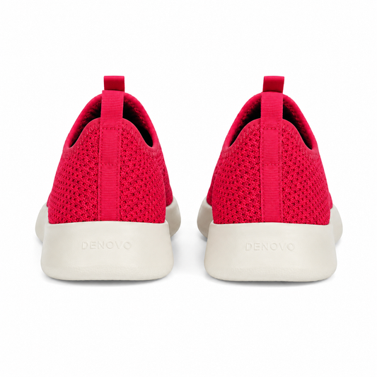 Tênis Feminino Slip-On Kyoto Pink Denovo — vista traseira