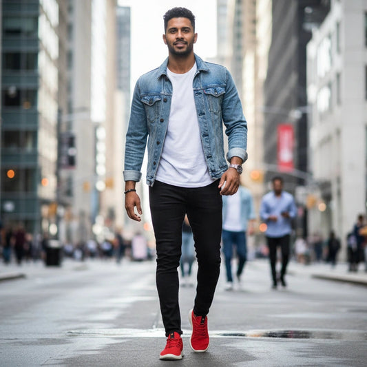 Rio Masculino Vermelho