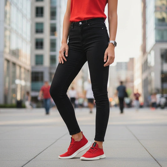 Rio Feminino Vermelho