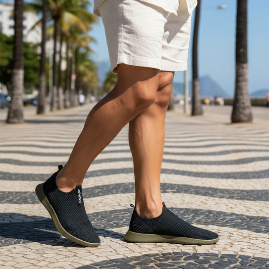 Kyoto Masculino Preto c/ Sola Amber