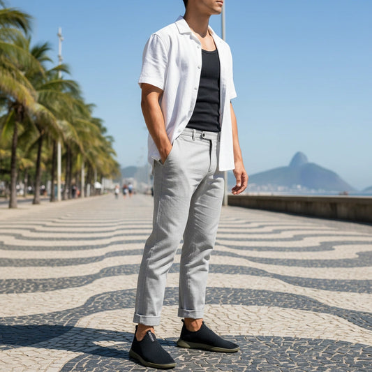 Kyoto Masculino Preto c/ Sola Amber