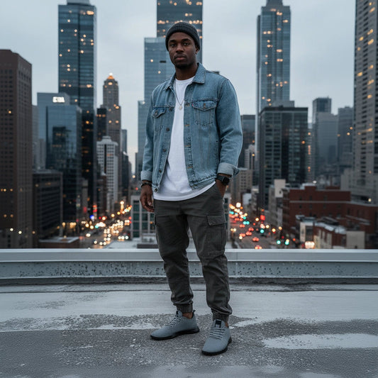 Rio Masculino Cinza c/ Sola Preta