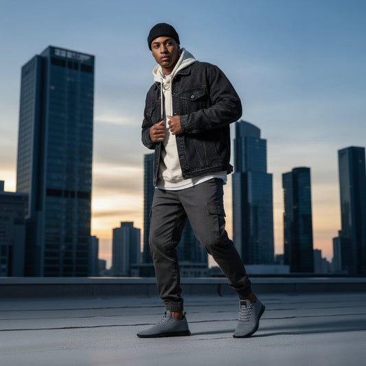 Rio Masculino Cinza c/ Sola Preta